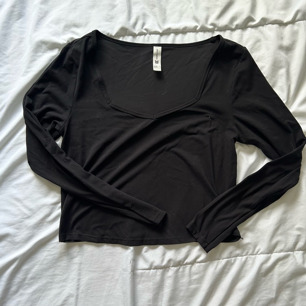 Black Long Sleeve Women's Top